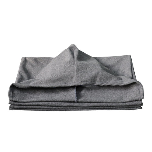 Hooded cocoon blanket folded